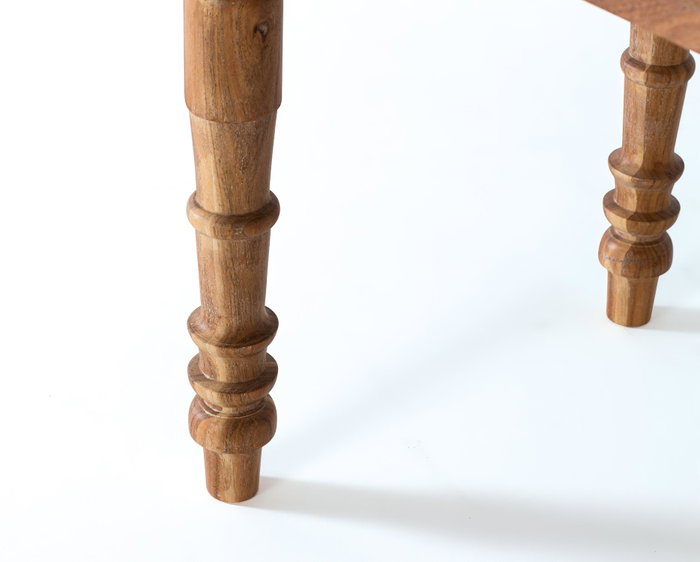 GINER Y COLOMER Mueble tocador en madera de acacia natural color avellana